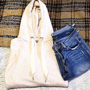 Aerie Cream oversized hoodie
